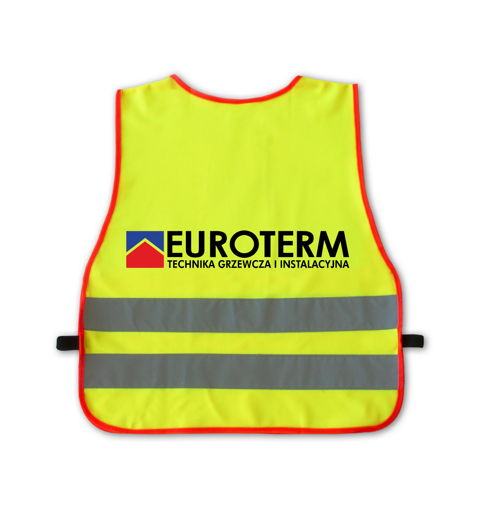 Bezpieczne żółte kamizelki odblaskowe dla dzieci na rower i wycieczkę szkolną