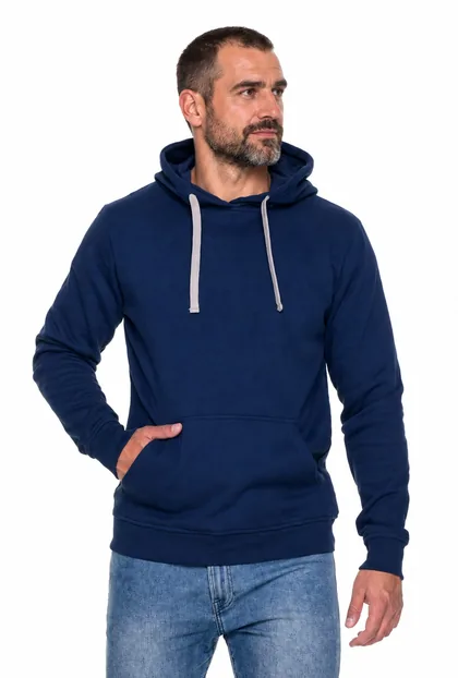 Bluza z logo firmy — model Geffer 620 (61920), kangurka z kapturem