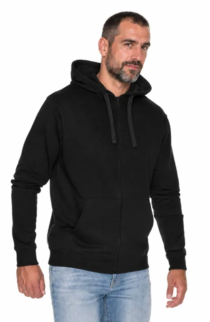 Bluza z logo firmy — model Geffer 630 (61930), rozpinana z kapturem