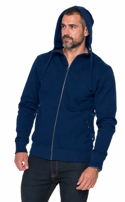 Bluza z logo firmy — model Crimson Cut Bison (64000), rozpinana premium